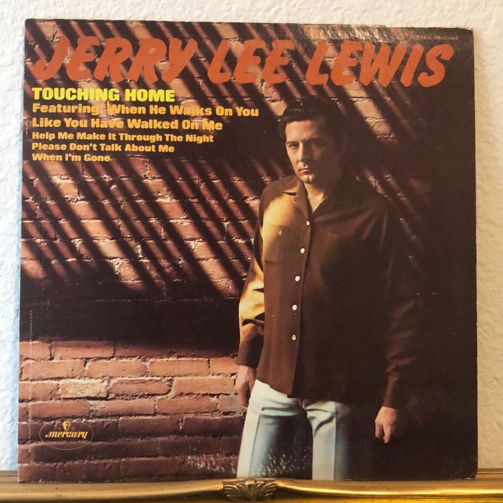 Jerry Lee Lewis Touching Home Vinyl Lp '71